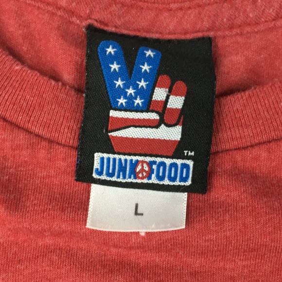 Junk Food Batman Villains Red Graphic T-Shirt - Picture 2 of 5